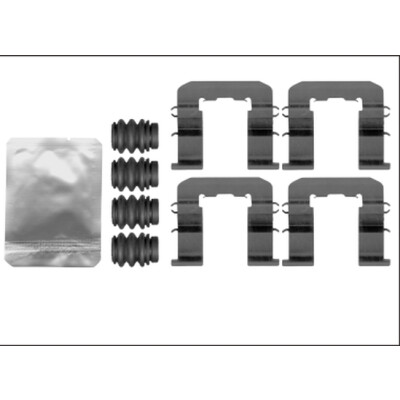 Kit de acessórios, pastilhas de freio HELLA 8DZ 355 206-201
