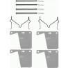 Kit de acessórios, pastilhas de travão