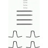 Kit de acessórios, pastilhas de travão