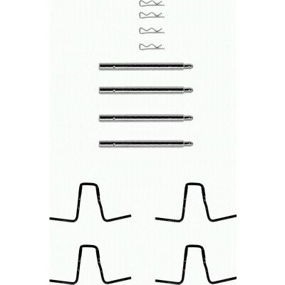 Kit de acessórios, pastilhas de travão