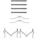 Kit de acessórios, pastilhas de travão