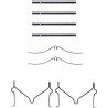 Kit de acessórios, pastilhas de travão