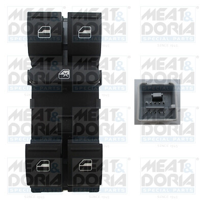 Interruptor, regulador de janela MEAT &amp; DORIA 26134