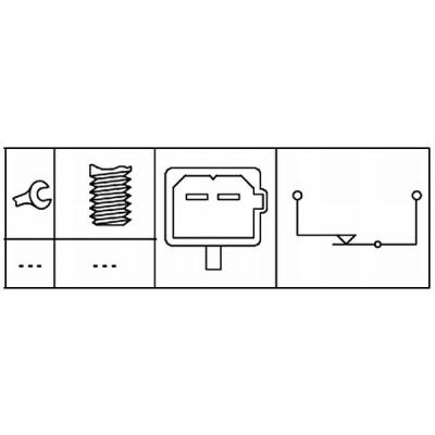 Interruptor, acionamento da embreagem (sincronização do motor) HELLA 6DD 179 465-101