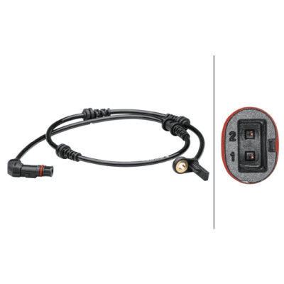 Sensor, velocidade da roda HELLA 6PU 012 679-321
