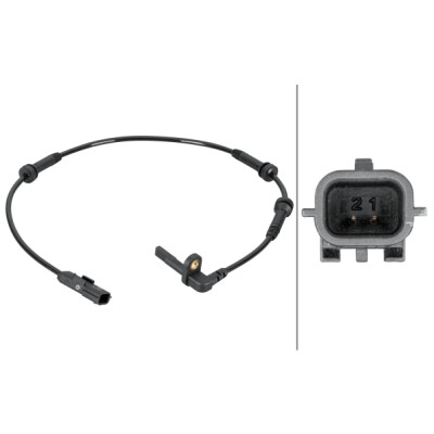 Sensor de velocidade da roda HELLA 6PU 012 806-861