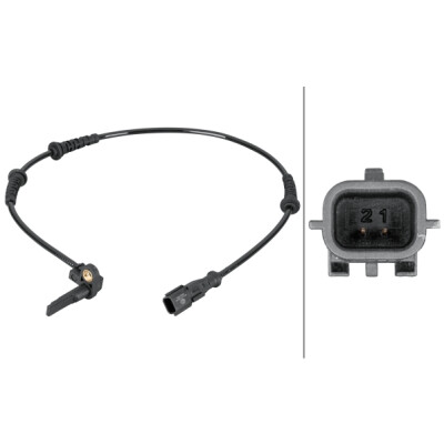 Sensor de velocidade da roda HELLA 6PU 012 806-941