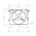 Ventilador, refrigeração do motor