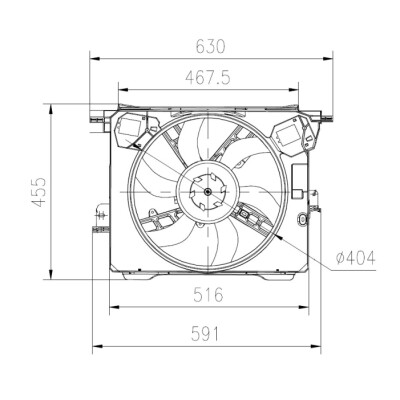 Ventilador, refrigeração do motor