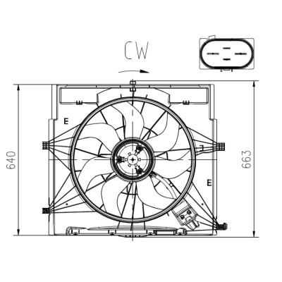 Ventilador, refrigeração do motor