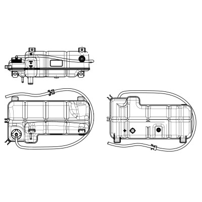 Tanque de expansão, refrigerante NRF 454046
