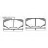 Conjunto de 4 pastilhas de freio ROADHOUSE 2047.04