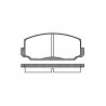 Jogo de 4 pastilhas de freio ROADHOUSE 2098,00