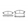 Conjunto de 4 pastilhas de freio ROADHOUSE 2111.02