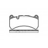 Jogo de 4 pastilhas de freio ROADHOUSE 21192,00