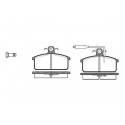 Conjunto de 4 pastilhas de freio ROADHOUSE 2128.02