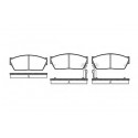 Conjunto de 4 pastilhas de freio ROADHOUSE 2147.02