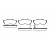 Conjunto de 4 pastilhas de freio ROADHOUSE 2149.02