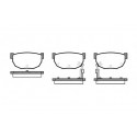 Conjunto de 4 pastilhas de freio ROADHOUSE 2151.02