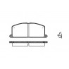 Conjunto de 4 pastilhas de freio ROADHOUSE 2167.04