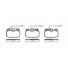 Conjunto de 4 pastilhas de freio ROADHOUSE 2170.24