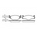 Conjunto de 4 pastilhas de freio ROADHOUSE 2171.10