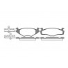 Conjunto de 4 pastilhas de freio ROADHOUSE 2171.60