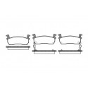 Conjunto de 4 pastilhas de freio ROADHOUSE 2174.02