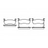 Conjunto de 4 pastilhas de freio ROADHOUSE 2174.02