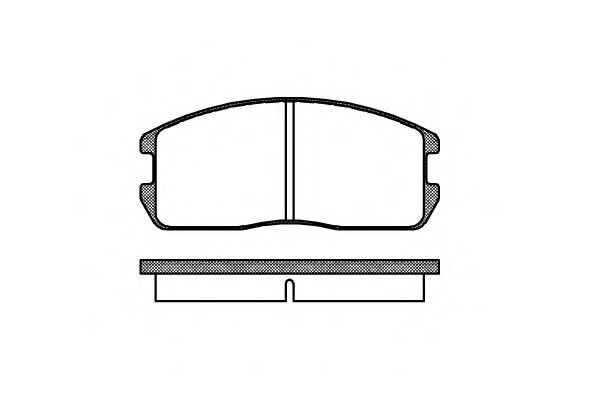 Jogo de 4 pastilhas de freio ROADHOUSE 2175,00