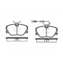 Conjunto de 4 pastilhas de freio ROADHOUSE 2189.02
