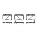 Conjunto de 4 pastilhas de freio ROADHOUSE 2212.42