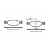 Conjunto de 4 pastilhas de freio ROADHOUSE 2281.02