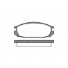 Jogo de 4 pastilhas de freio ROADHOUSE 2292,00