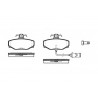 Conjunto de 4 pastilhas de freio ROADHOUSE 2304.02
