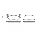 Conjunto de 4 pastilhas de freio ROADHOUSE 2332.02
