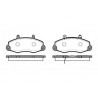 Conjunto de 4 pastilhas de freio ROADHOUSE 2391.02
