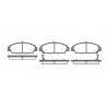 Conjunto de 4 pastilhas de freio ROADHOUSE 2406.02