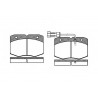 Conjunto de 4 pastilhas de freio ROADHOUSE 2435.12