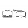 Conjunto de 4 pastilhas de freio ROADHOUSE 2448.12