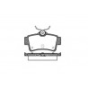 Jogo de 4 pastilhas de freio ROADHOUSE 2472,00