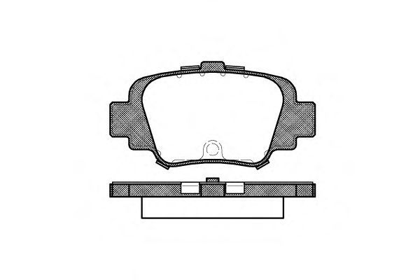 Jogo de 4 pastilhas de freio ROADHOUSE 2499,00