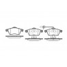 Conjunto de 4 pastilhas de freio ROADHOUSE 2618.01