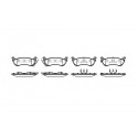 Conjunto de 4 pastilhas de freio ROADHOUSE 2698.01