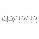 Conjunto de 4 pastilhas de freio ROADHOUSE 2703.02