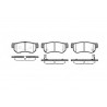 Conjunto de 4 pastilhas de freio ROADHOUSE 2746.12