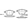 Conjunto de 4 pastilhas de freio ROADHOUSE 2964.41