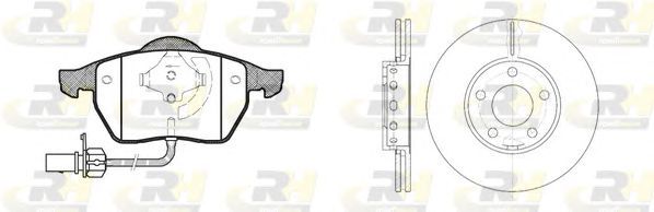 Jogo de travões, travões de disco Dual Kit