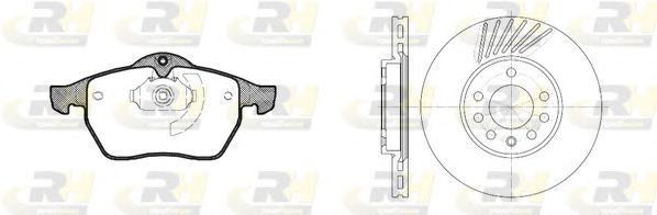 Jogo de travões, travões de disco Dual Kit