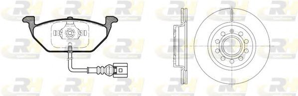 Jogo de travões, travões de disco Dual Kit